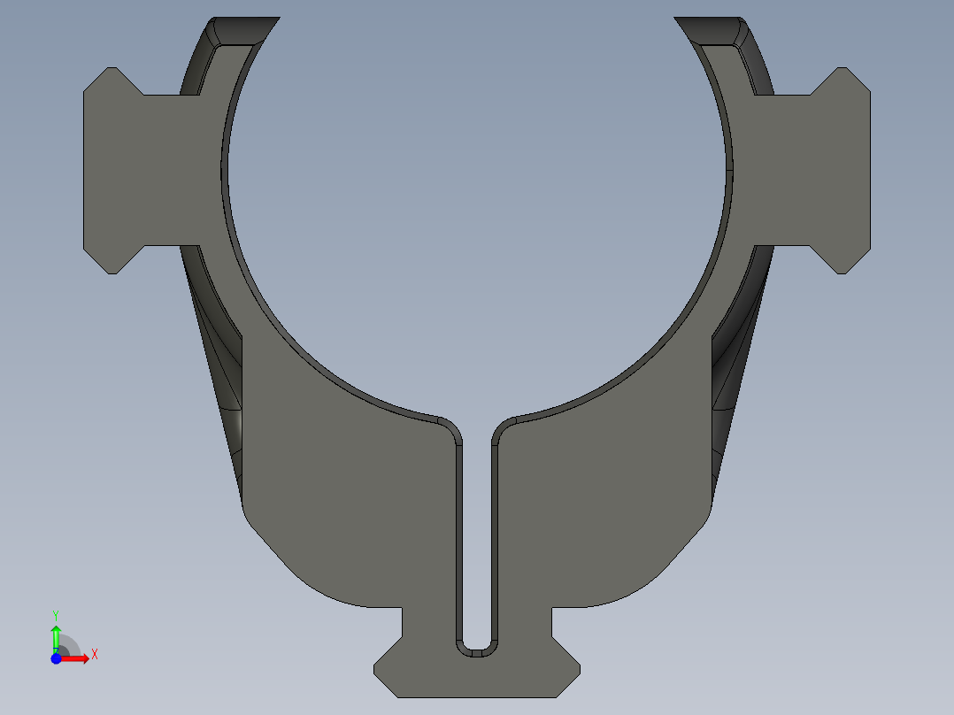 气枪皮卡汀尼导轨瓶夹60mm和52mm前视图