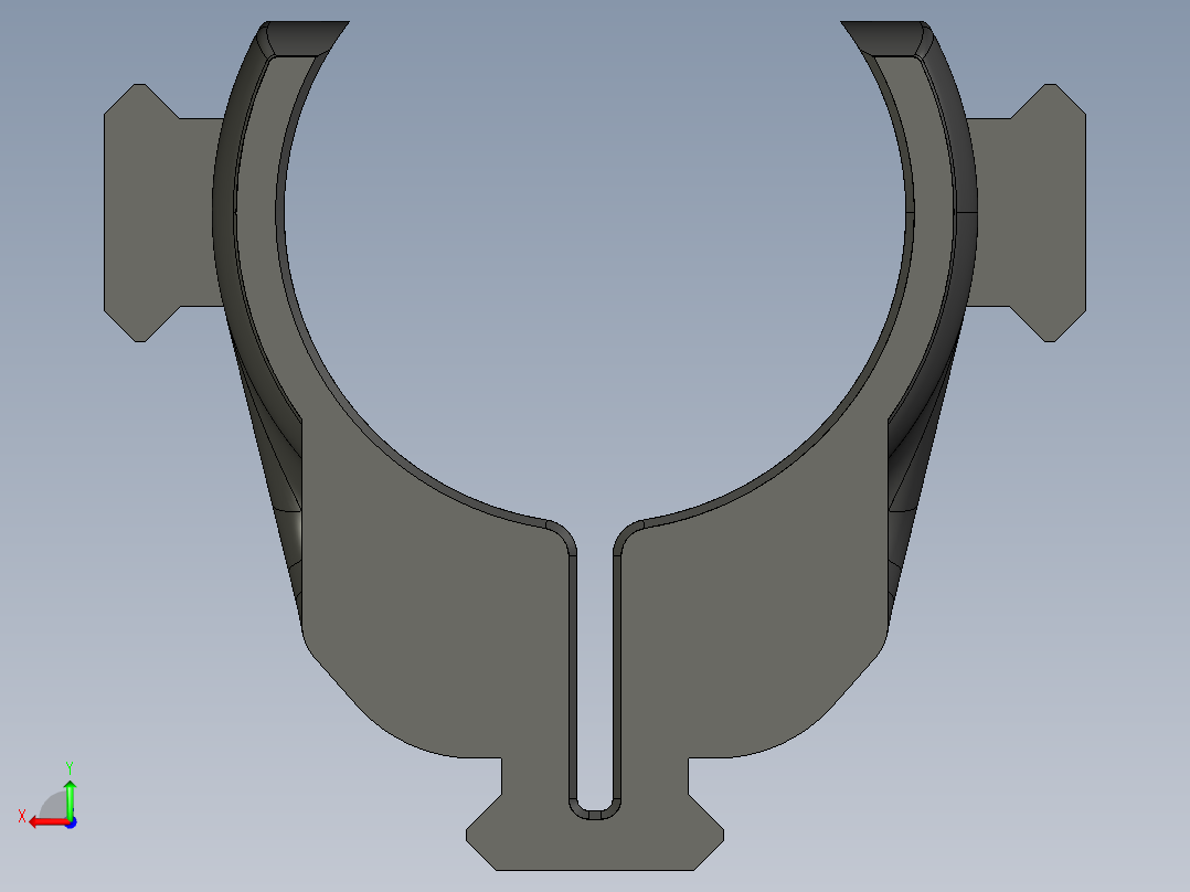 气枪皮卡汀尼导轨瓶夹60mm和52mm后视图
