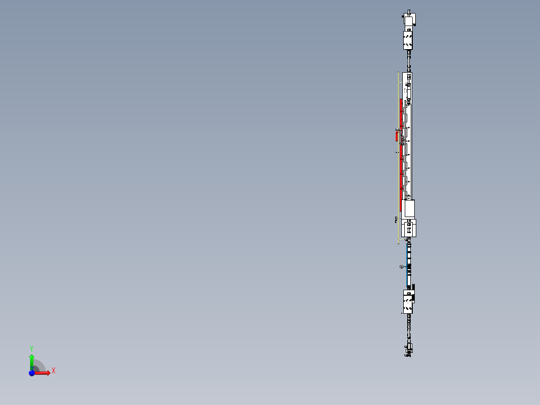 彩涂线三维前视图