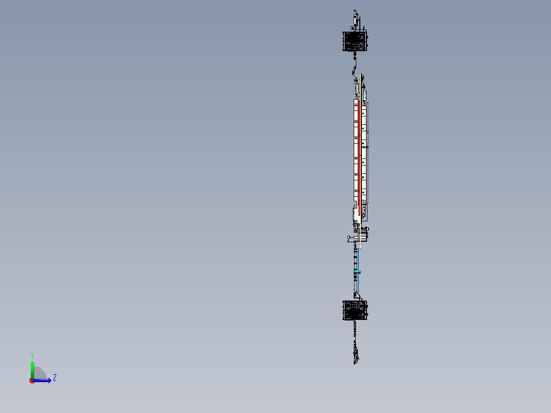 彩涂线三维左视图