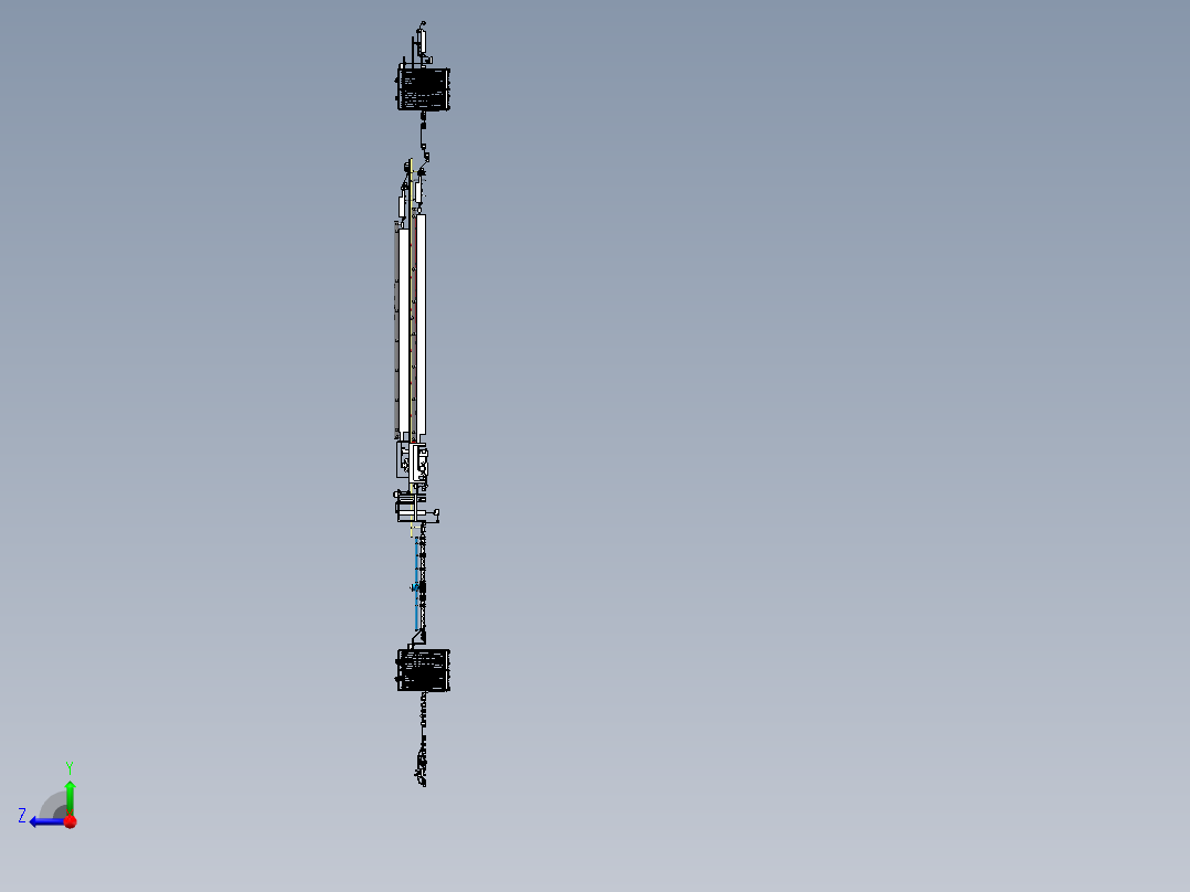 彩涂线三维右视图