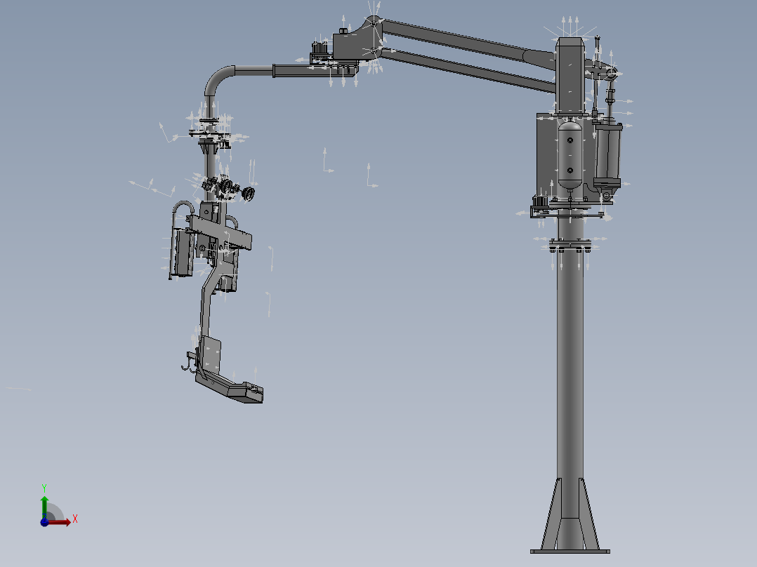 80x1200立柱助力机械手主视图