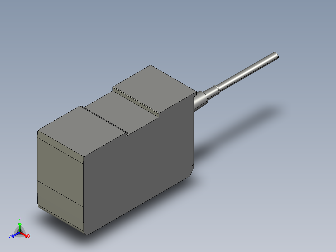 基恩士SJ-F100W_kc图纸模型主视图