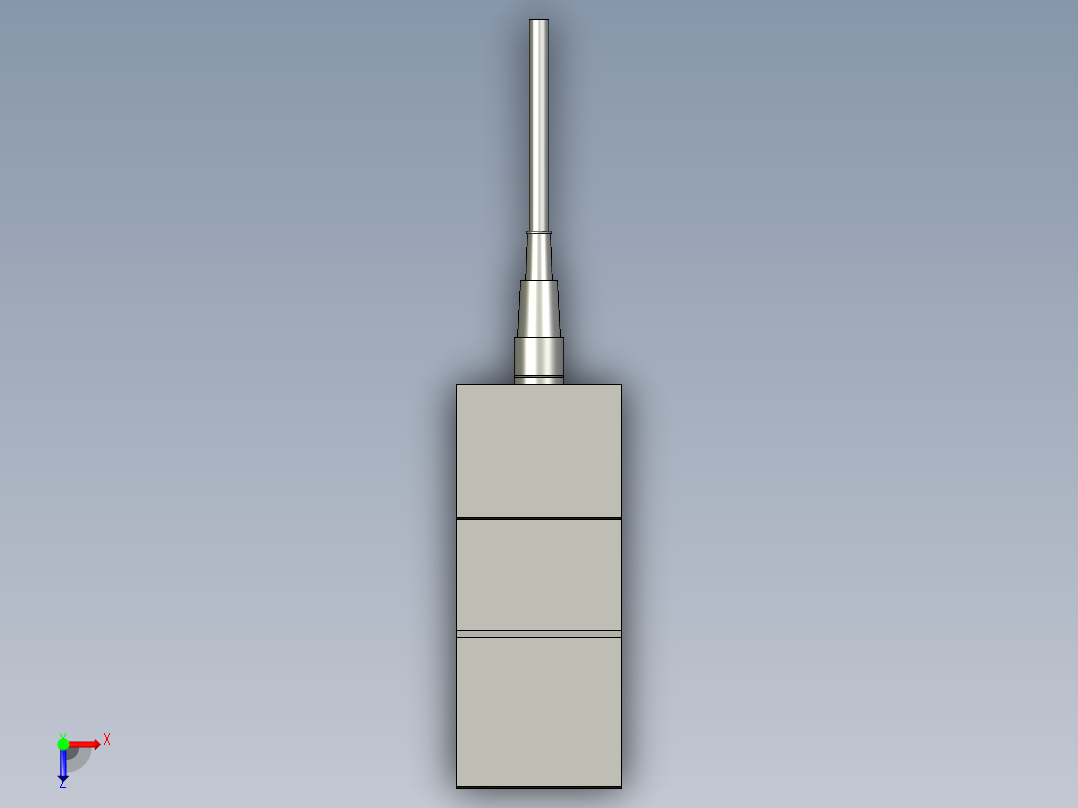 基恩士SJ-F100W_kc图纸模型俯视图