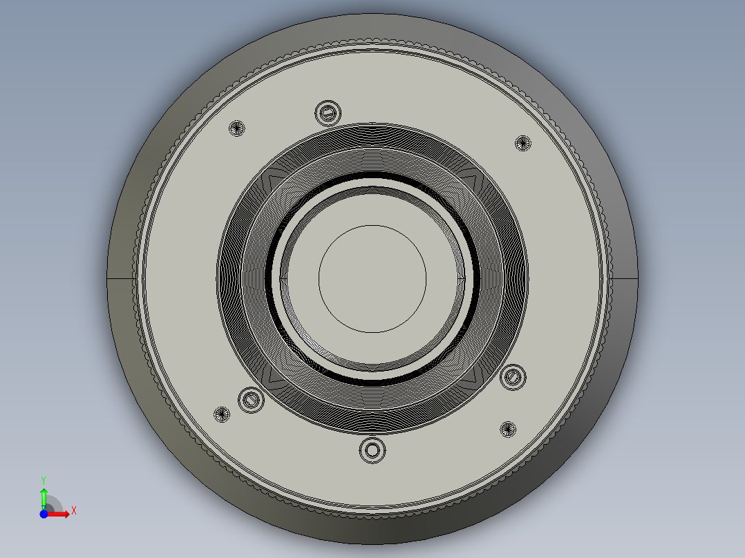变形电影镜头结构前视图