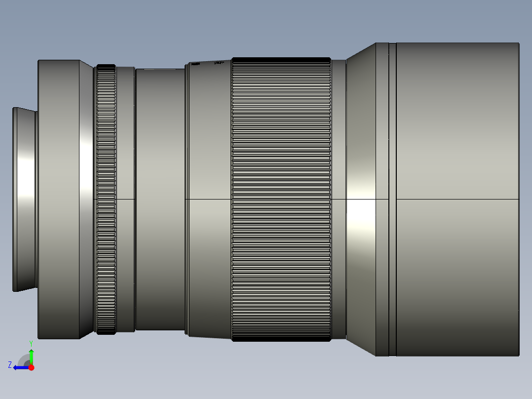 变形电影镜头结构右视图