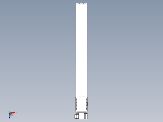 同步带全封闭直线模组TPA-HCB-14D-120-L1100-RP-C-P40-N3俯视缩略图