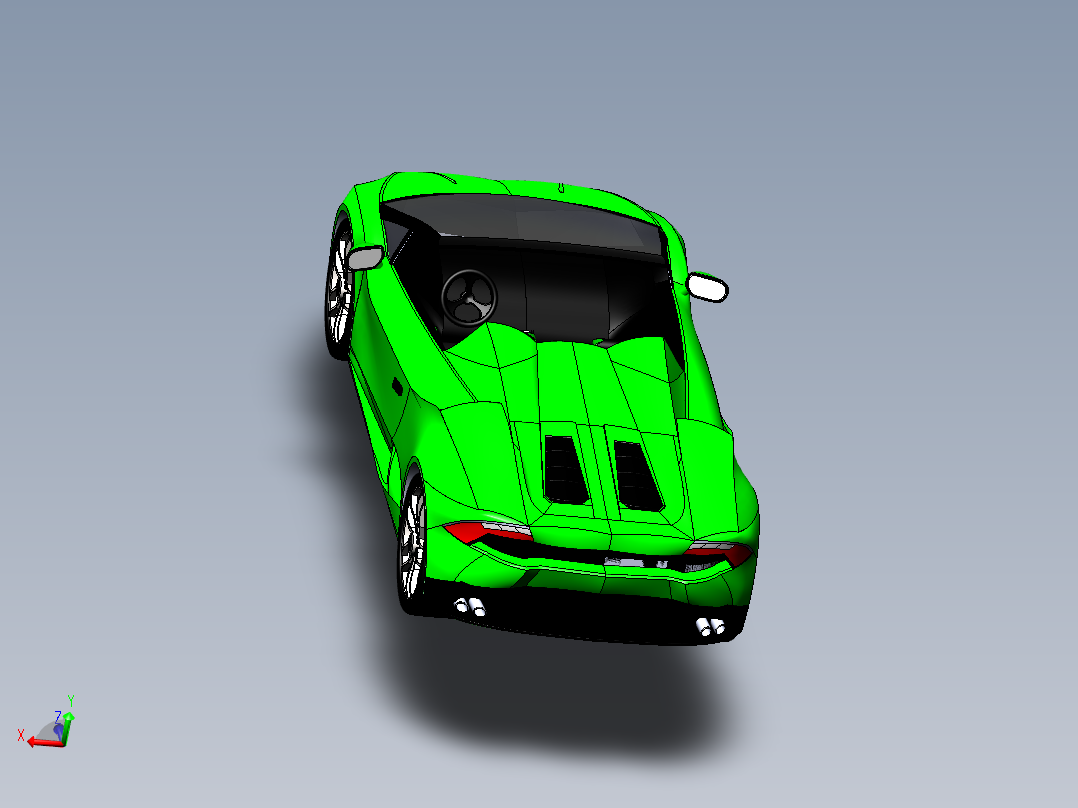 兰博基尼主视图