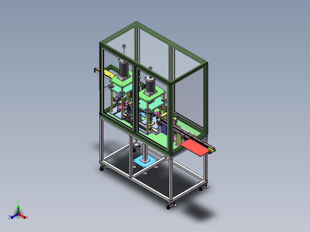 燃油泵进油盘自动组装机（sw18可编辑+cad+bom）正等轴测图