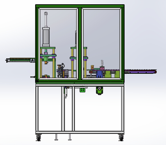 燃油泵进油盘自动组装机（sw18可编辑+cad+bom）