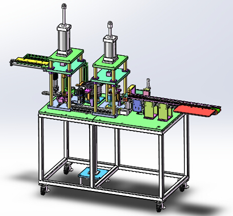 燃油泵进油盘自动组装机（sw18可编辑+cad+bom）
