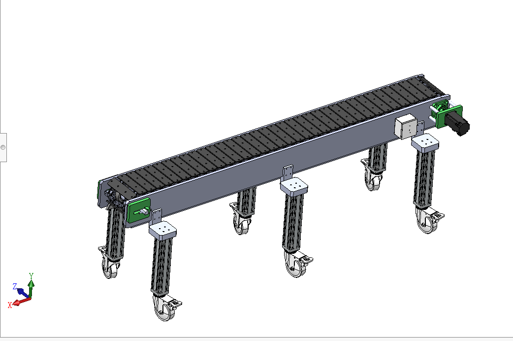快递分拣流水线sw18可编辑