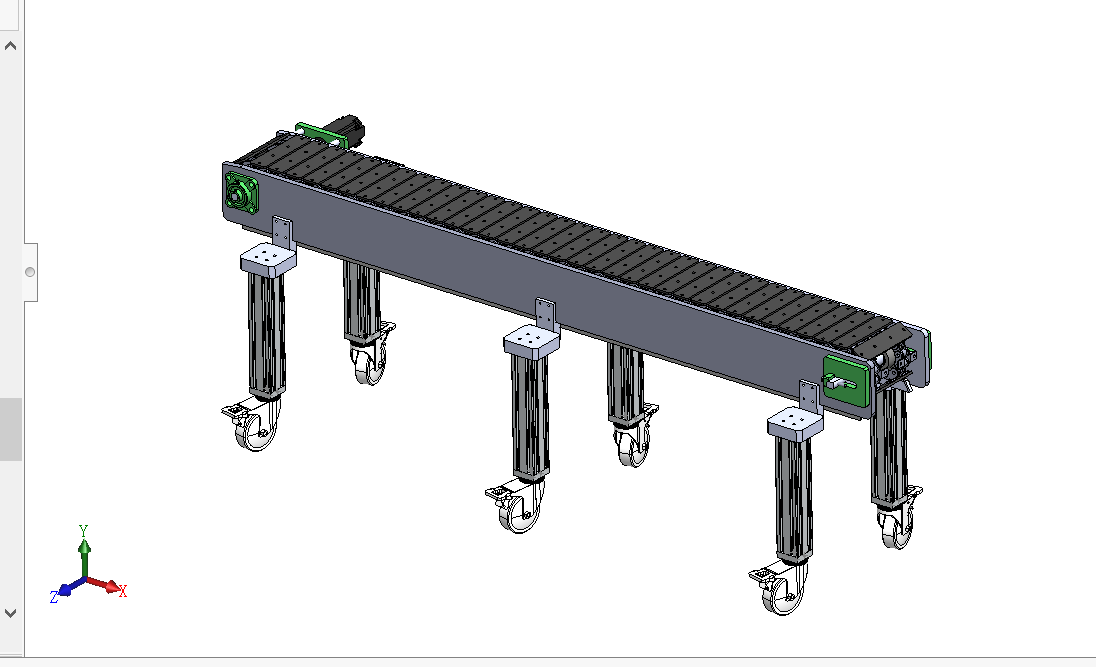 快递分拣流水线sw18可编辑
