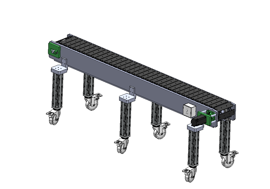 快递分拣流水线sw18可编辑