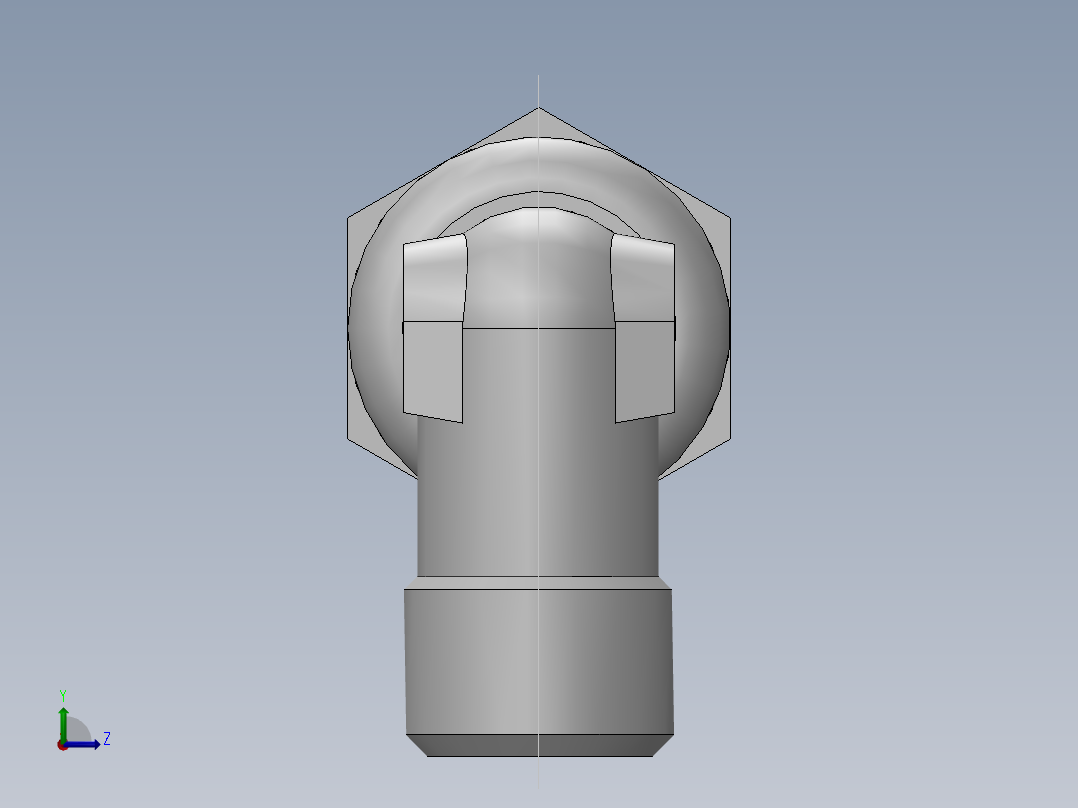 直角过板接头、6C9-12LN左视图