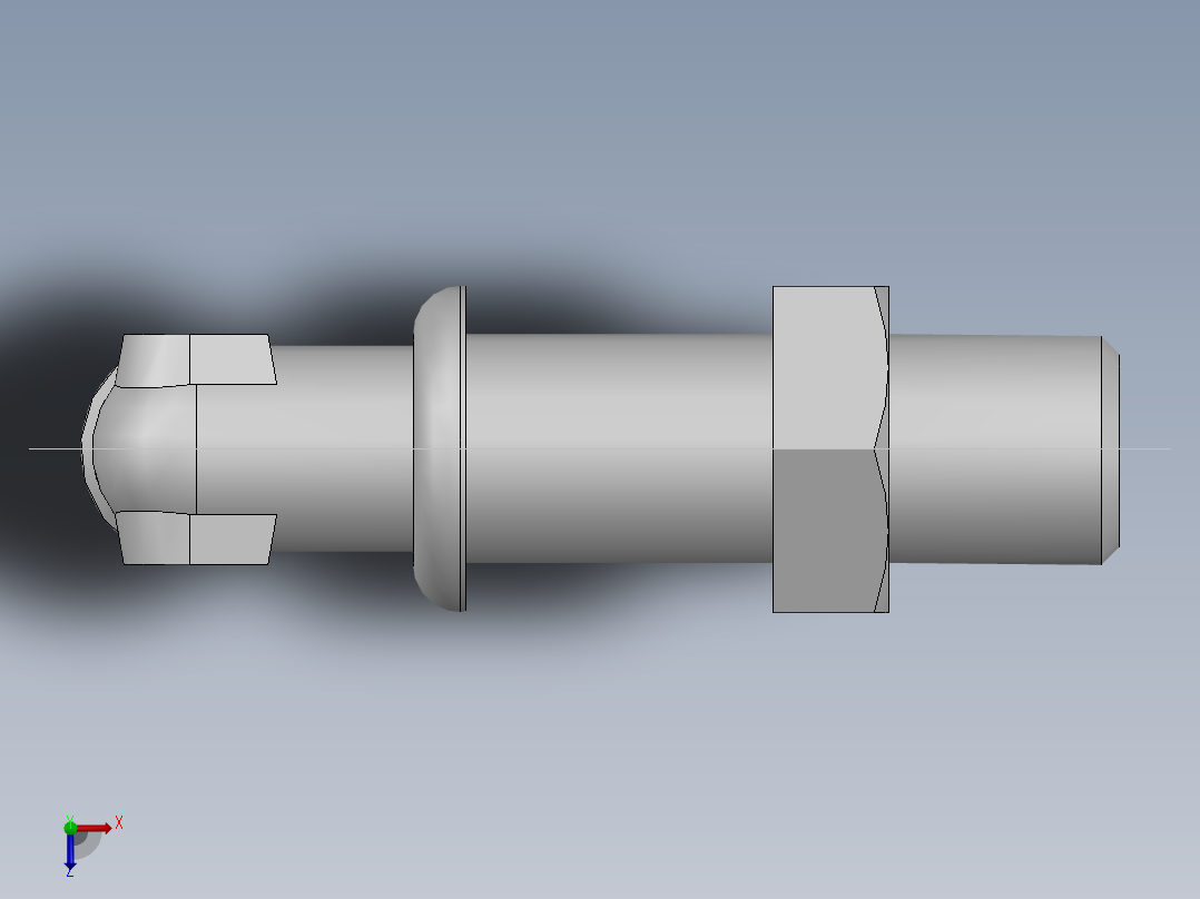 直角过板接头、6C9-12LN俯视图