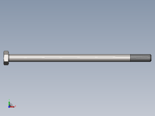 GB／T5780-2000 六角头螺栓C级M8×150前视缩略图