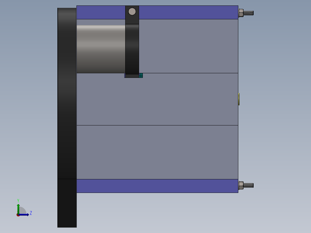 A3003634-家禽用蔬菜切割机左视图