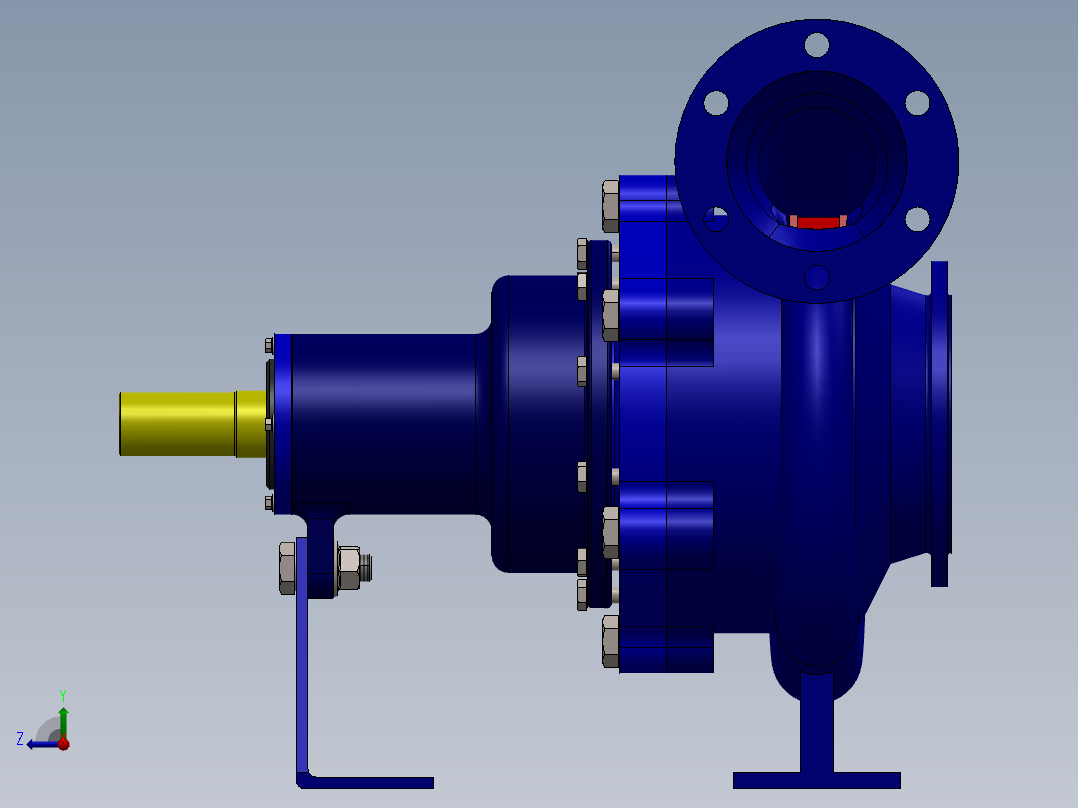 泵、水泵(66)右视图