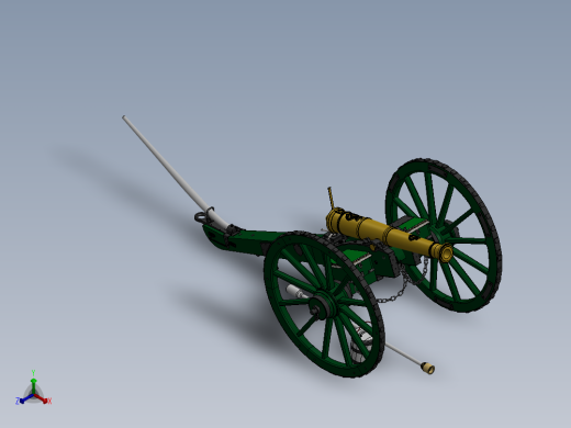大炮(13)正等轴测缩略图