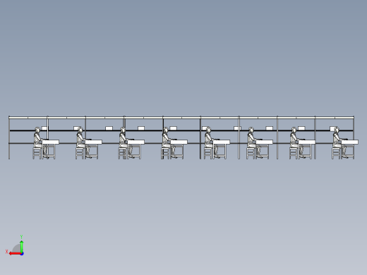 15米长电子装配线后视缩略图