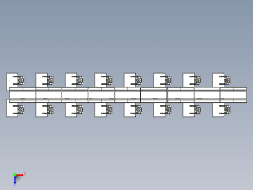 15米长电子装配线俯视缩略图