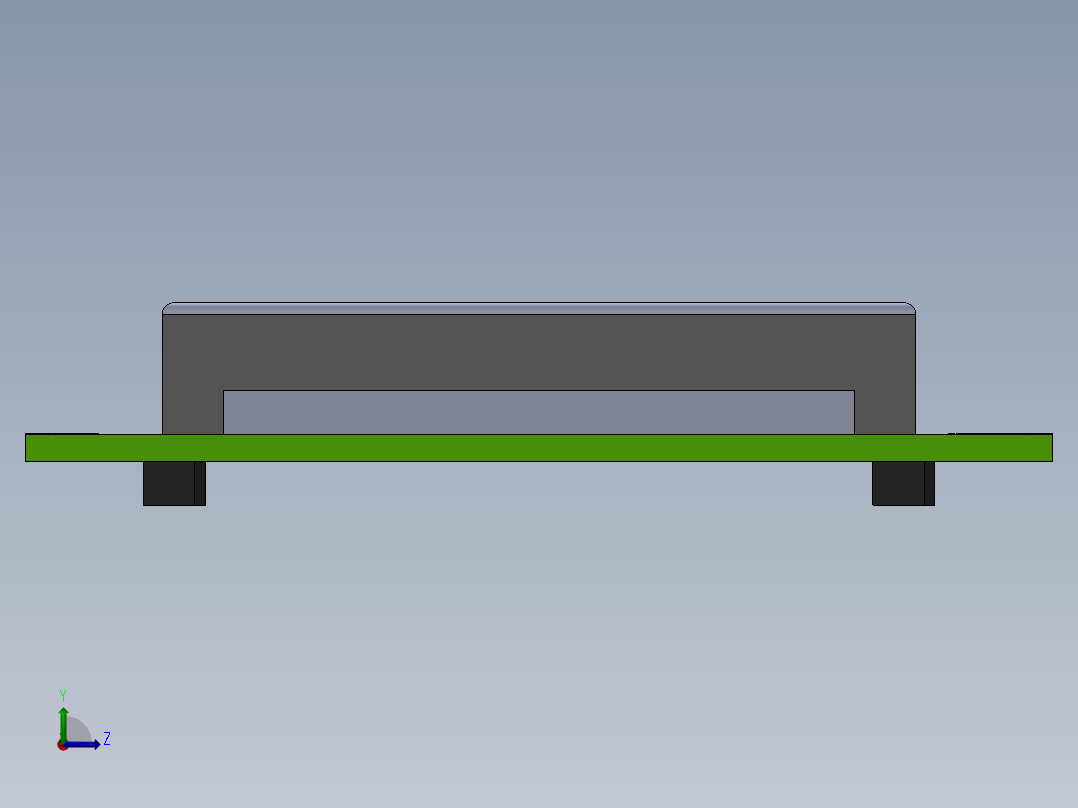 A0002986-LCD 128x64图形LCD模块左视图