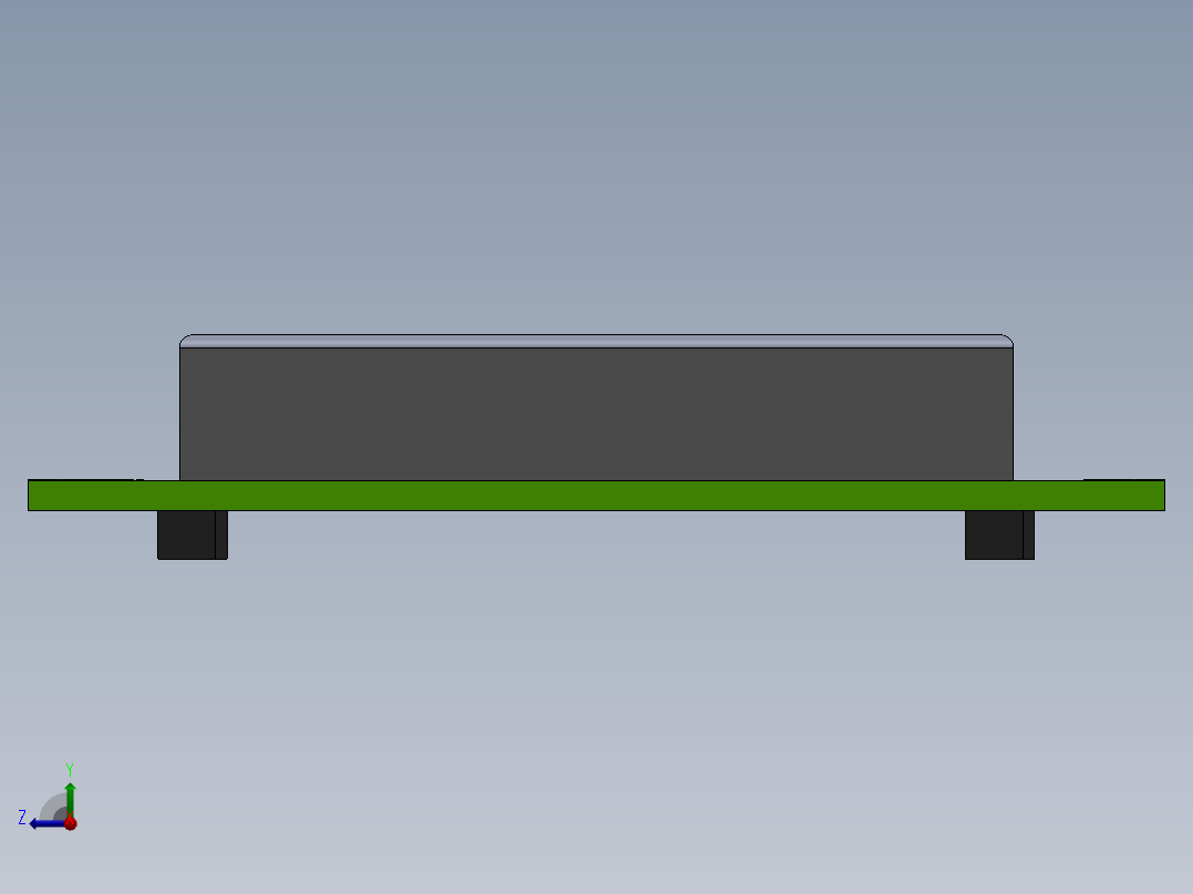 A0002986-LCD 128x64图形LCD模块右视图