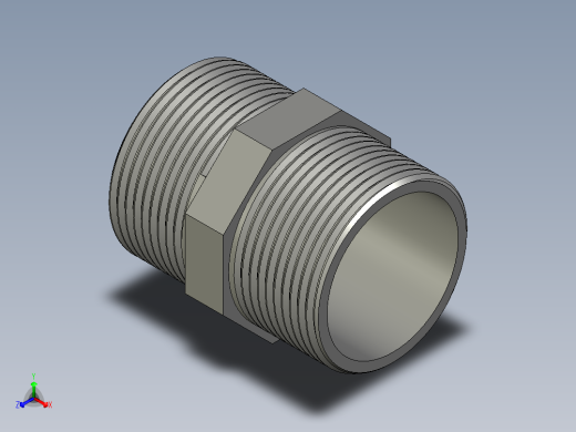 螺纹管对丝-六角等径 DN32