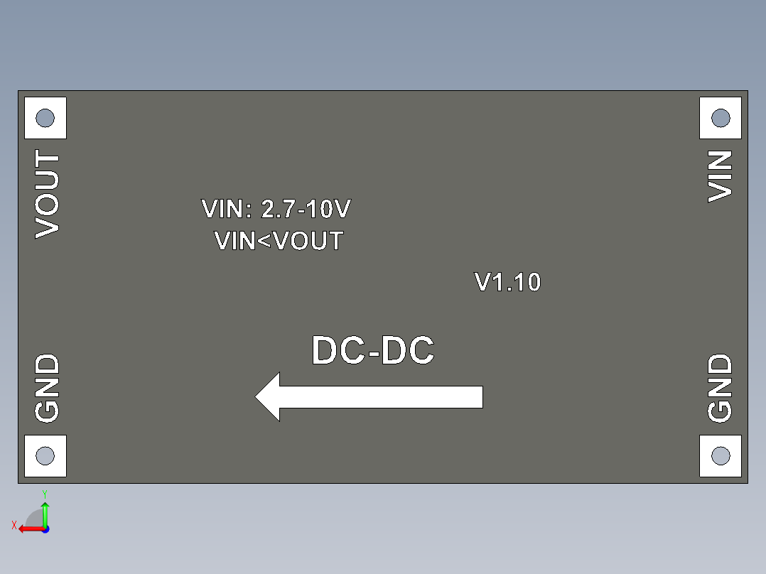 DC_DC模块TPS61088后视图