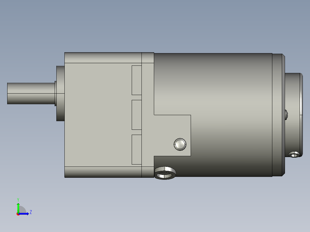 电机US2-315EC-100-2左视图