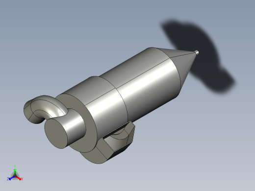 旋风分离器cyclone-separator-9831-模型格式为 stp