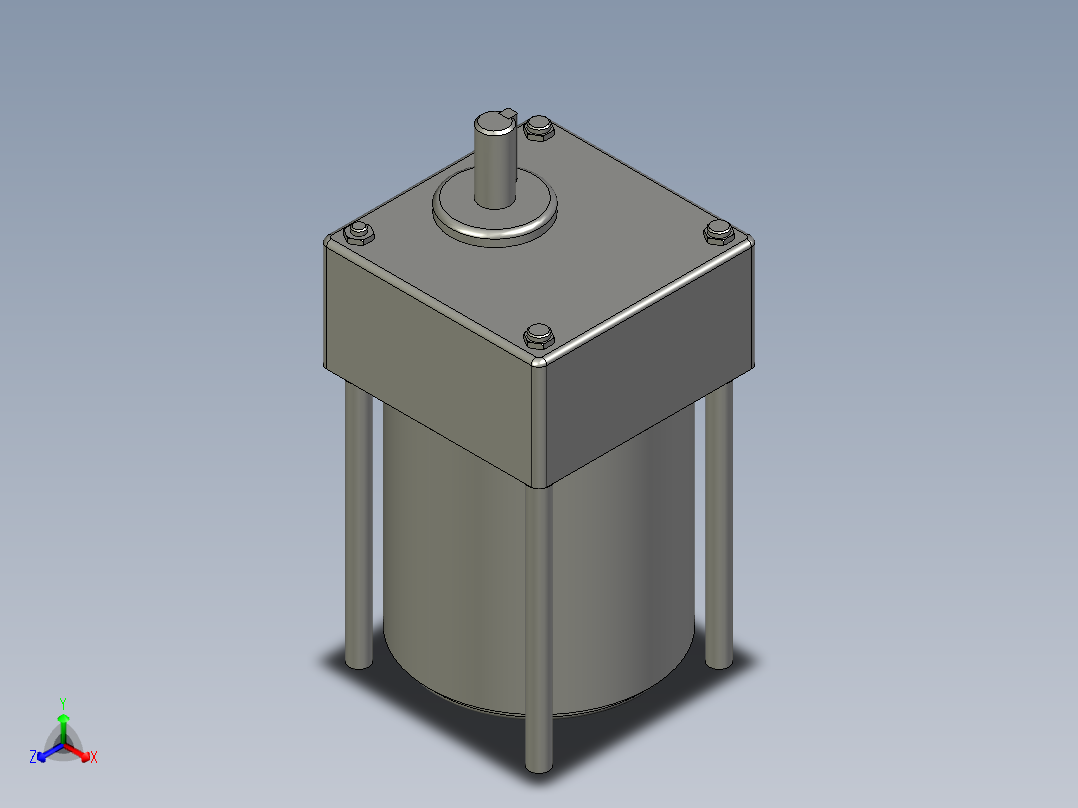 5IK40GN-CF_5IK40GN-CF-50Hz正等轴测图