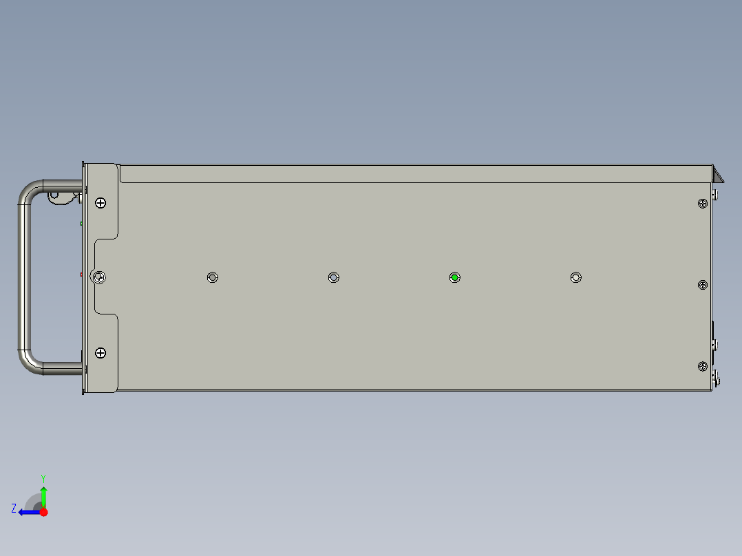 研华工控机 IPC-610L右视图