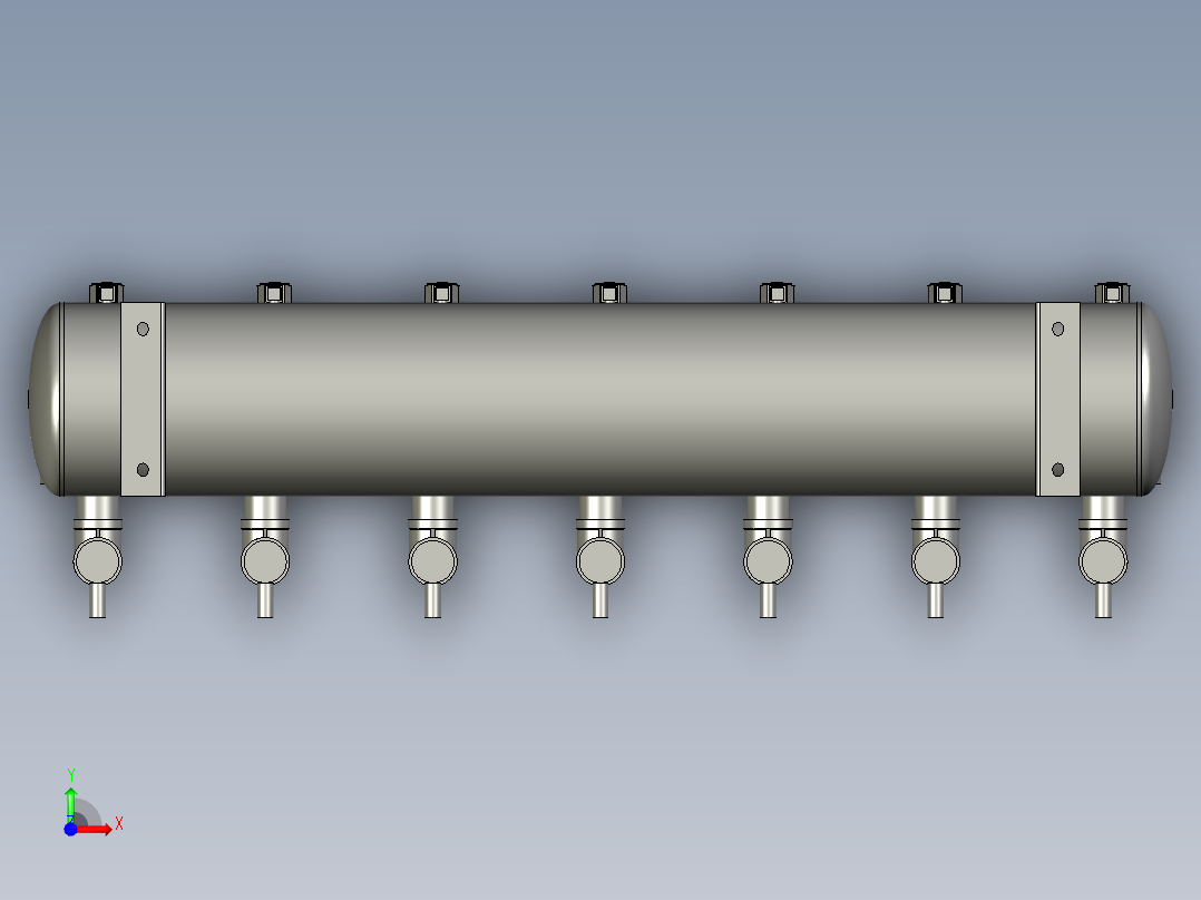 MGGB-气包组件装配体前视图