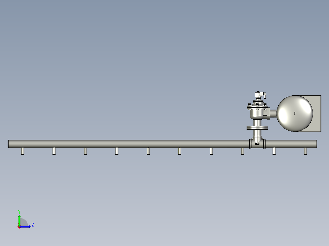 MGGB-气包组件装配体左视图