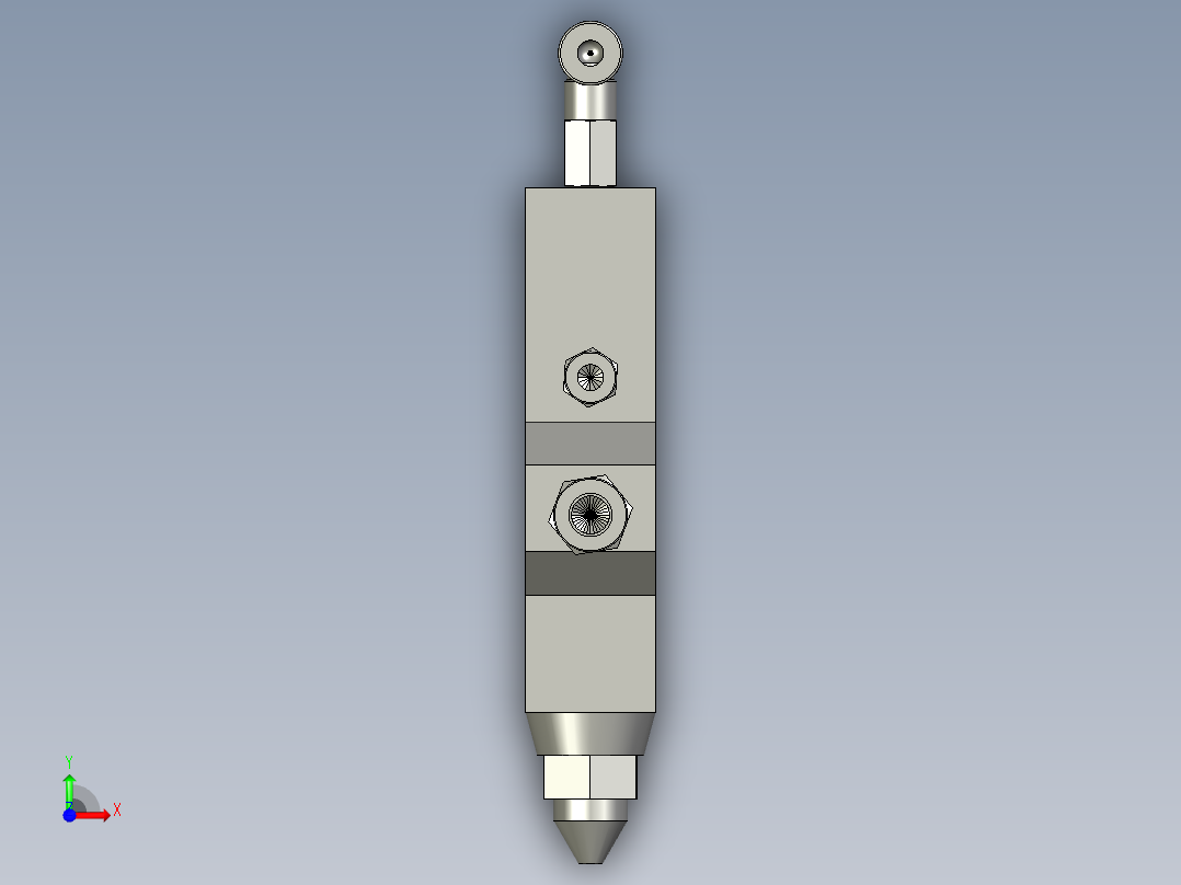 定量控制阀前视图