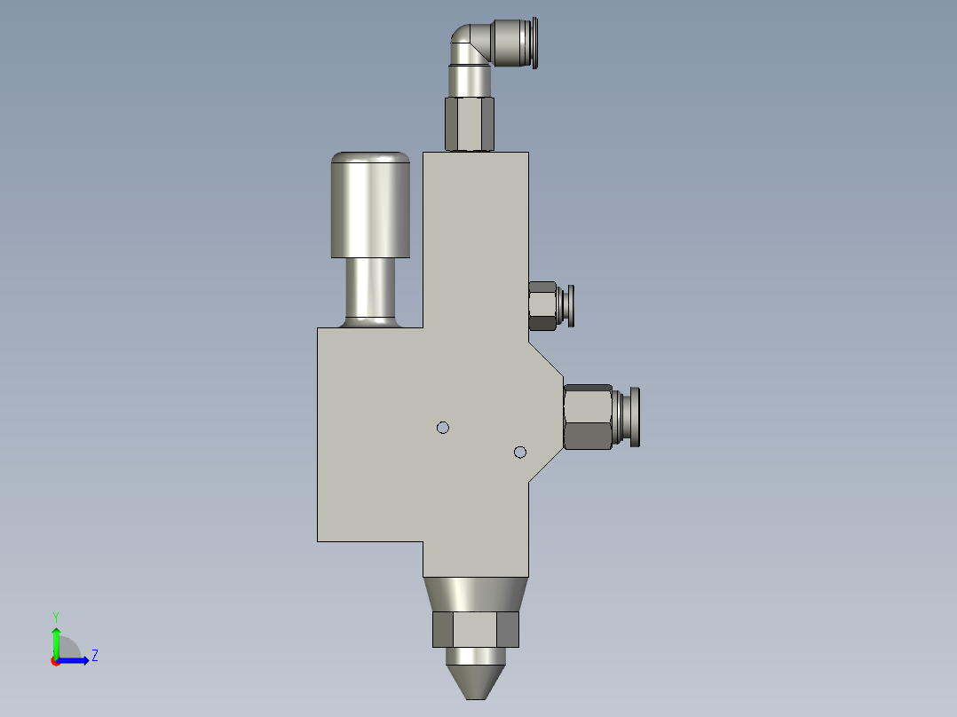 定量控制阀左视图