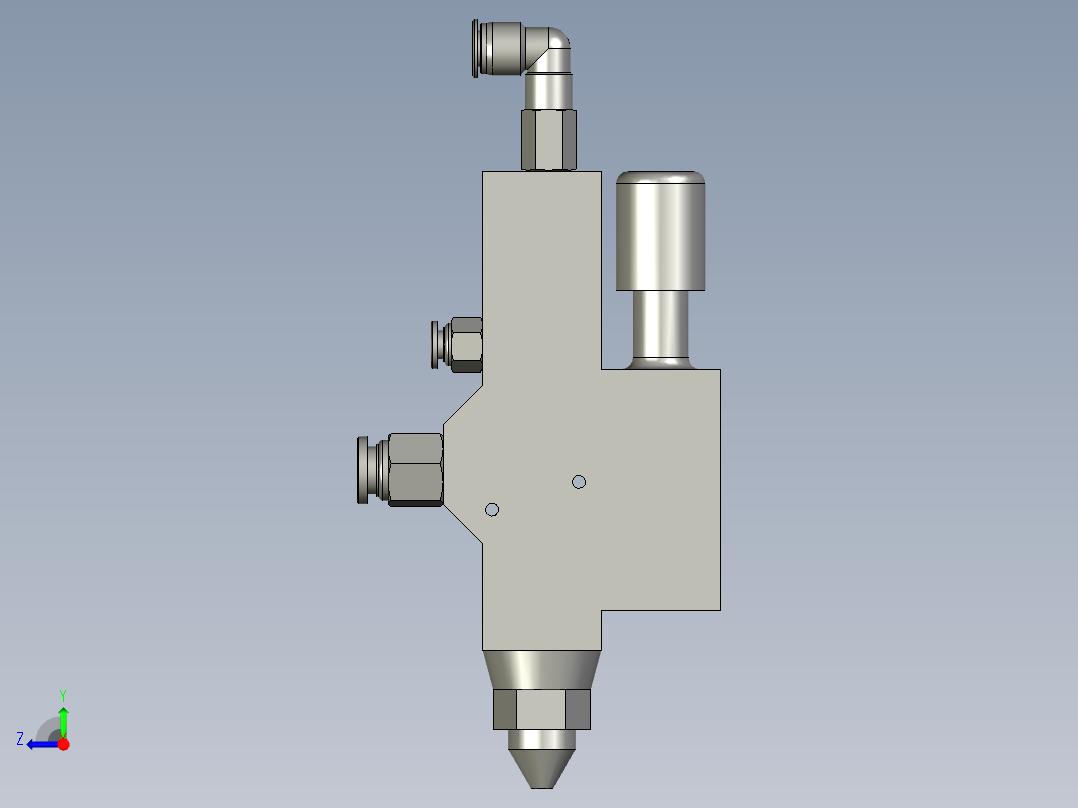 定量控制阀右视图