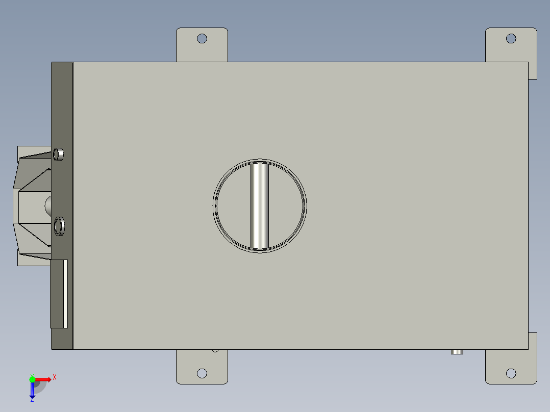 全自动阀口袋包装机俯视图