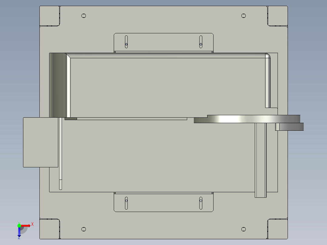 TRD899PLUS-II-233-00打印机调整机架俯视图