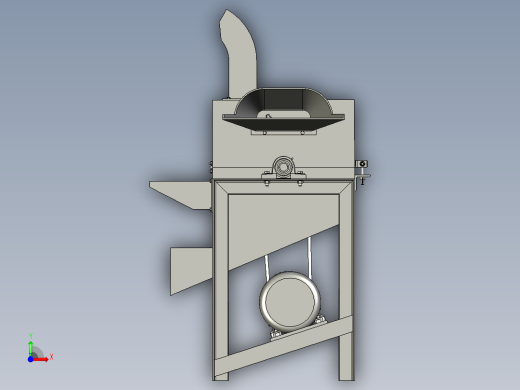 养殖牛羊鸡鸭玉米秸秆碎草机前视缩略图