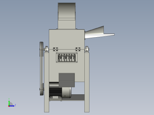 养殖牛羊鸡鸭玉米秸秆碎草机左视缩略图