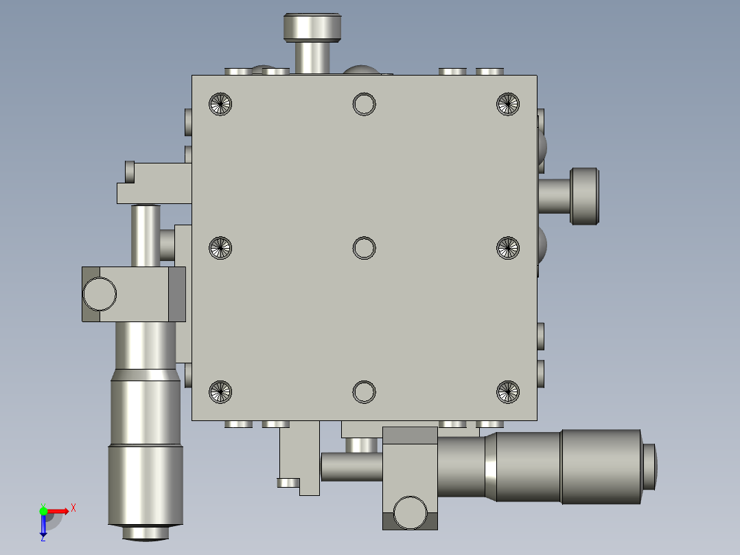 PrecisionSlideMisumi(XYCRS60)俯视图