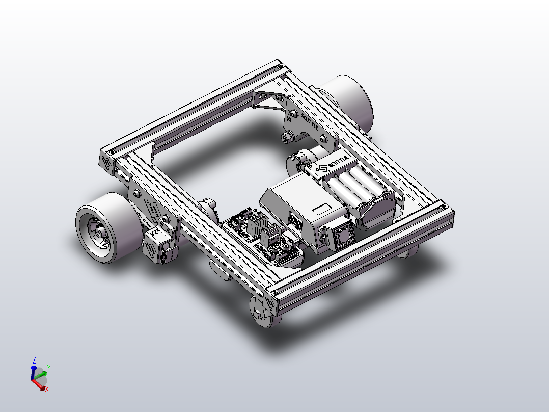 移动机器人主视图