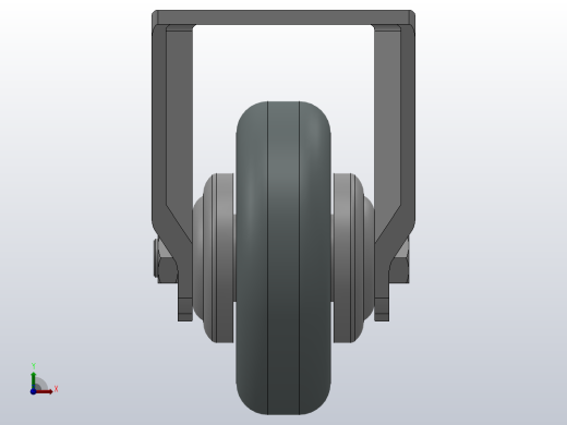 Z01-02-160-314G普通工业轮[Z01-02-100-314G]脚轮前视缩略图