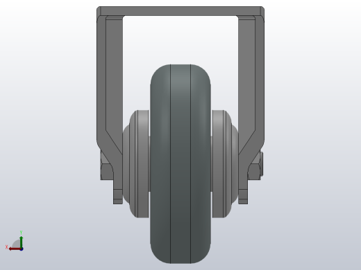 Z01-02-160-314G普通工业轮[Z01-02-100-314G]脚轮后视缩略图