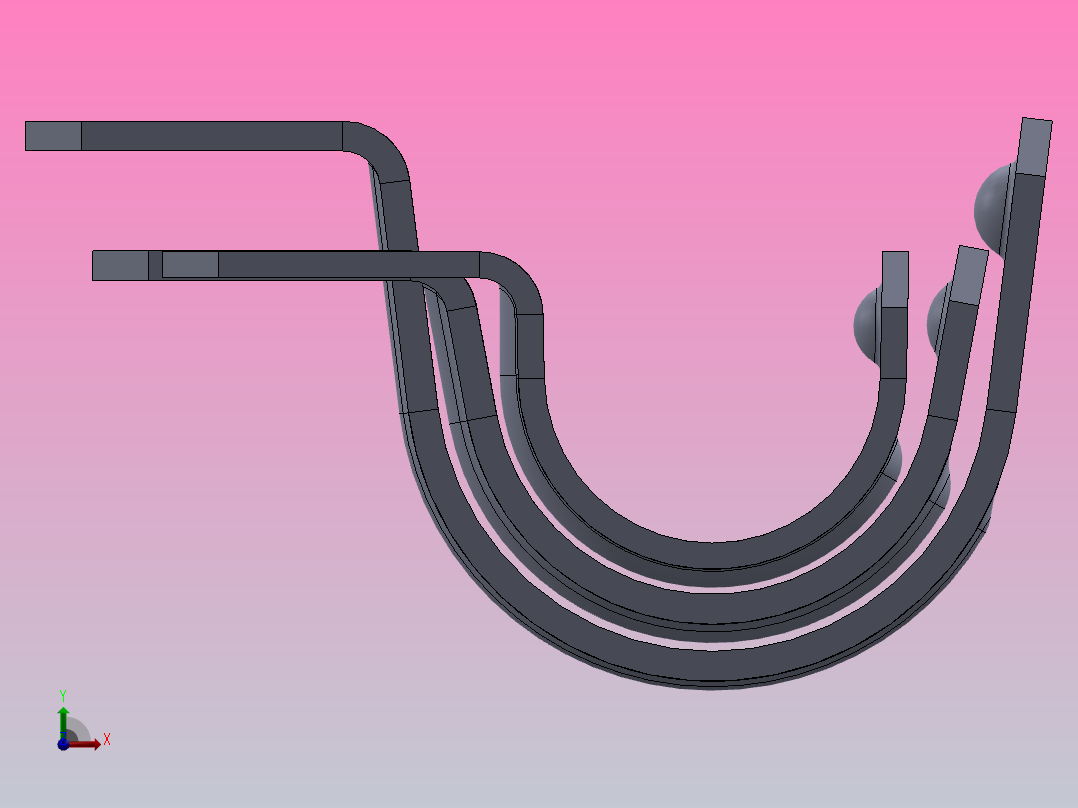 卡箍卡管夹前视图