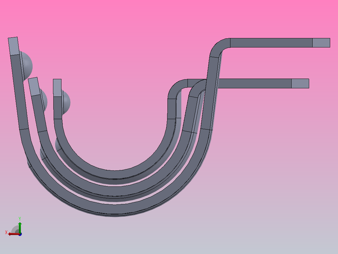 卡箍卡管夹后视图