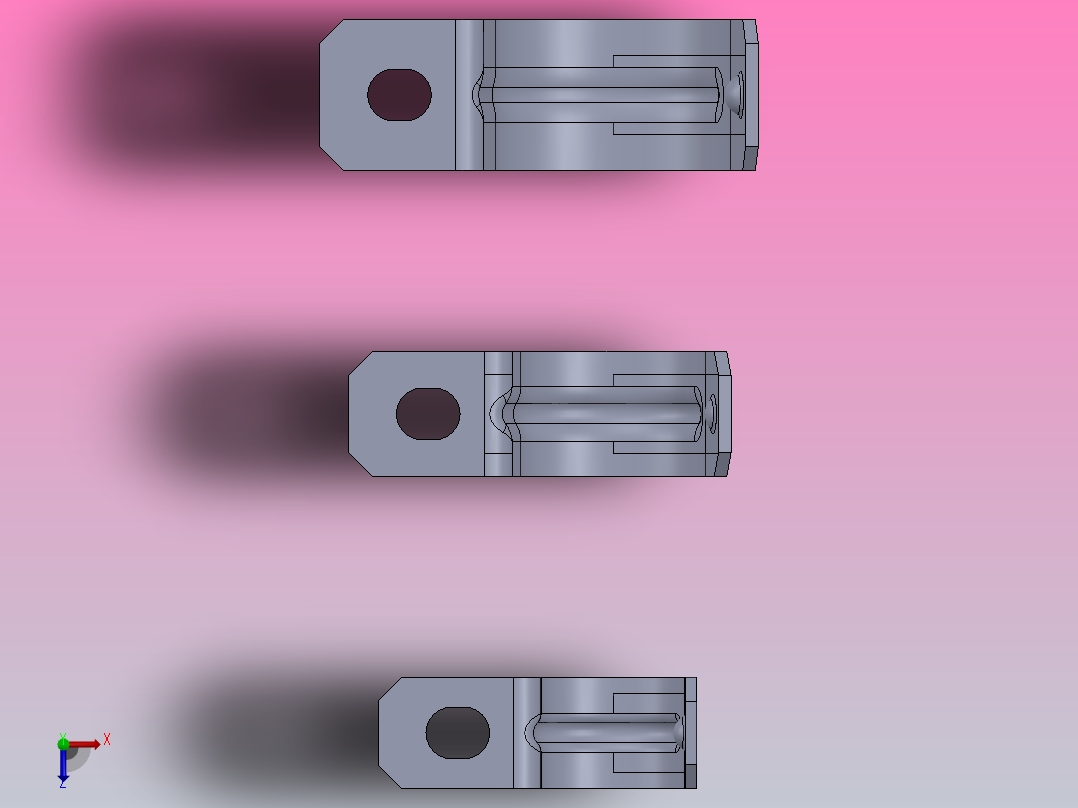 卡箍卡管夹俯视图